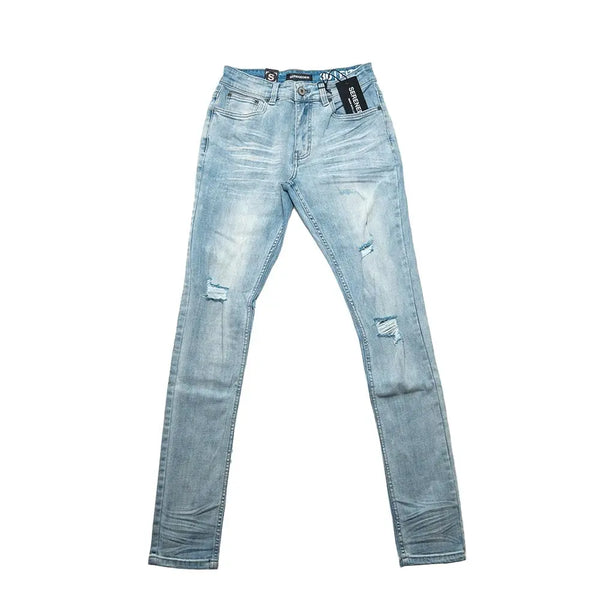Serenede - "Potala Palace" Jeans - Blue — alternate view