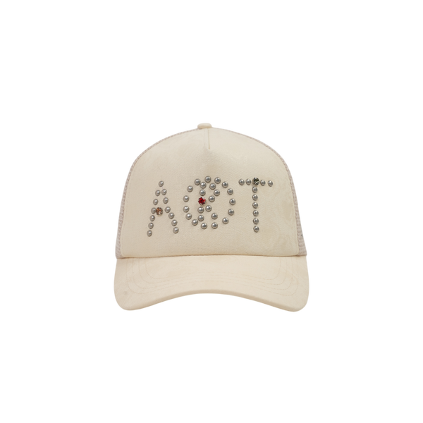 When Smoke Clears - Art Trucker Snapback Hat - Ivory