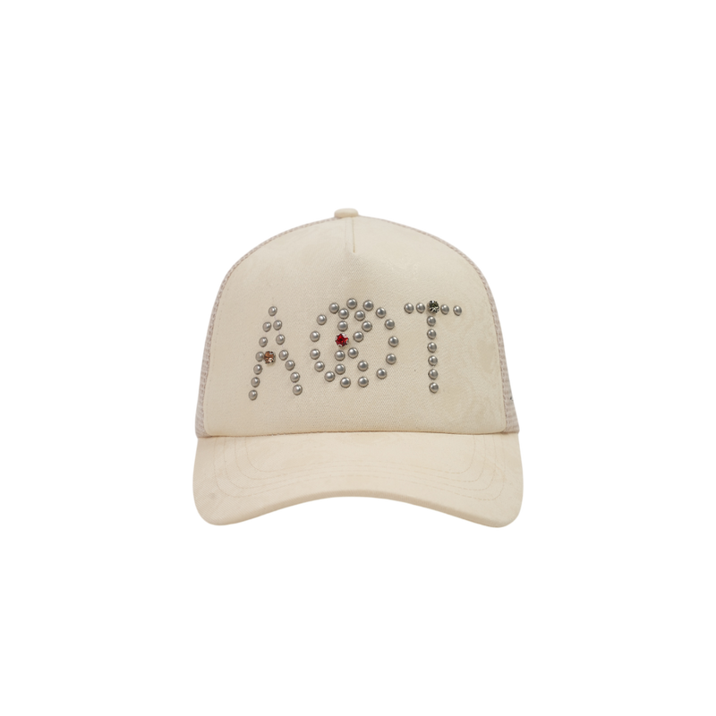 When Smoke Clears - Art Trucker Snapback Hat - Ivory