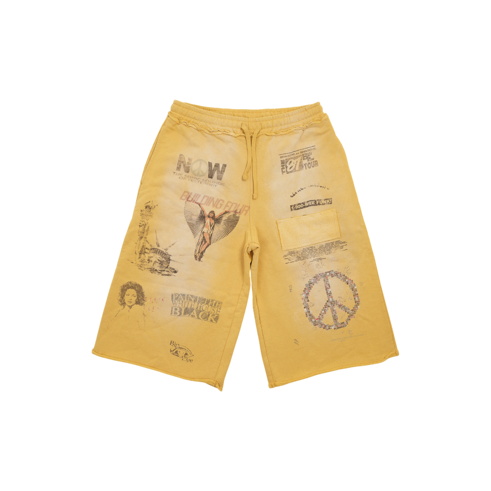 Bldg4 - Painter Jort Pants - Yellow