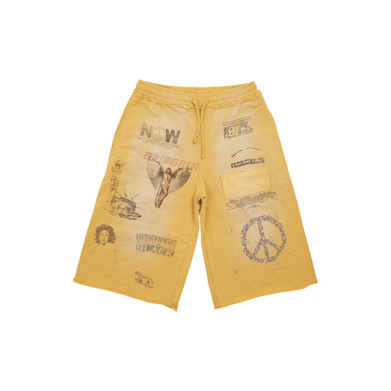 Bldg4 - Painter Jort Pants - Yellow