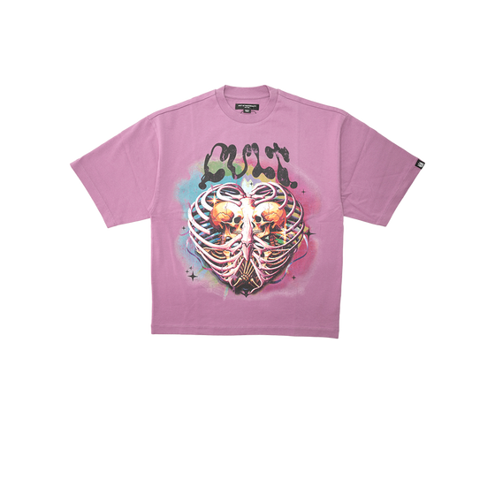 Cult of Individuality - Oversized S/s Crew Neck Tee - Till Death Do We Part - Lavender