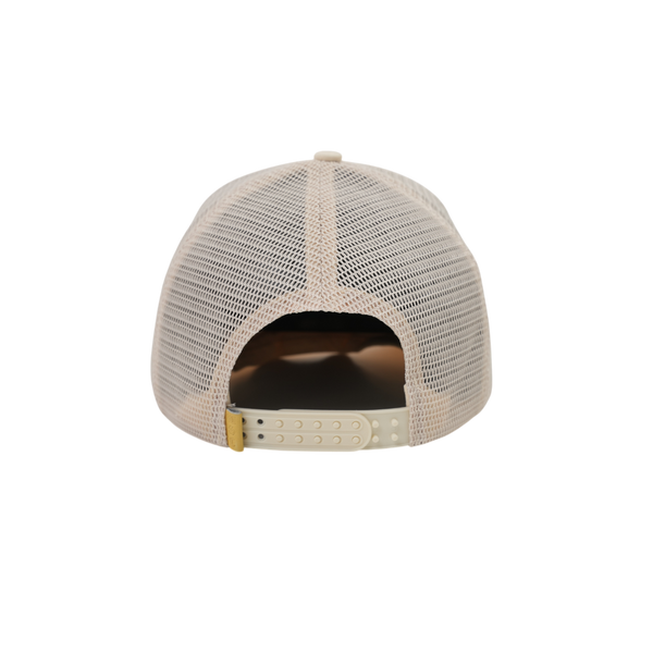 When Smoke Clears - Art Trucker Snapback Hat - Ivory — alternate view