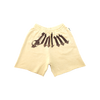 Palm Angels - Big Waist Logo Loose Sweatshorts - Beige/brown - Brown