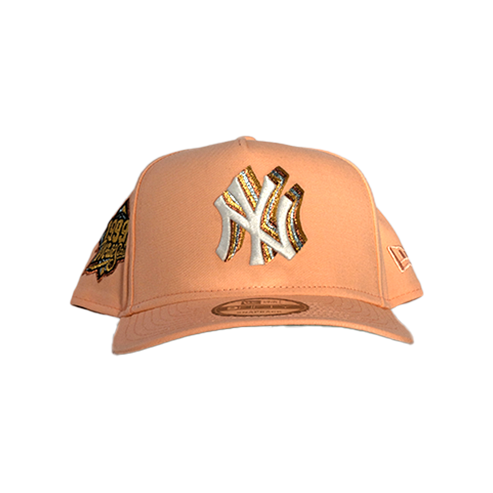 New Era - 950 Af Curved New Yankee Snapback Hat - Peach