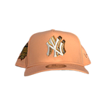 New Era - 950 Af Curved New Yankee Snapback Hat - Peach