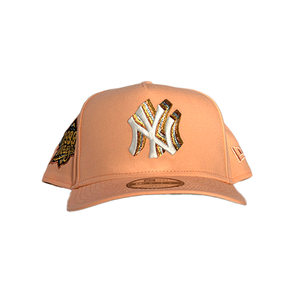 New Era - 950 Af Curved New Yankee Snapback Hat - Peach