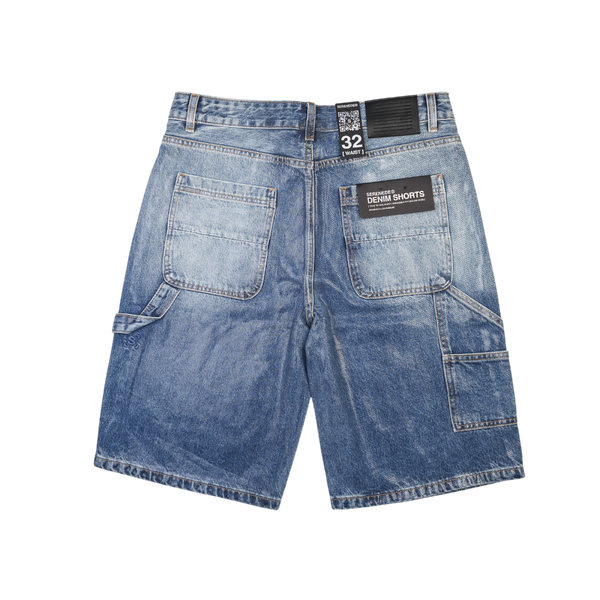 Serenede - Serenede - Sapphire Denim Shorts - Blue — alternate view