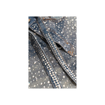 Birth of Royal Child - 3d Printing Washed 20k Swarovski Diamond Boro Pants - Black