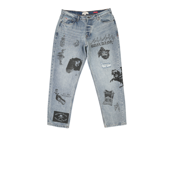 Bldg4 - Editorial Jean Pants - Multicolor