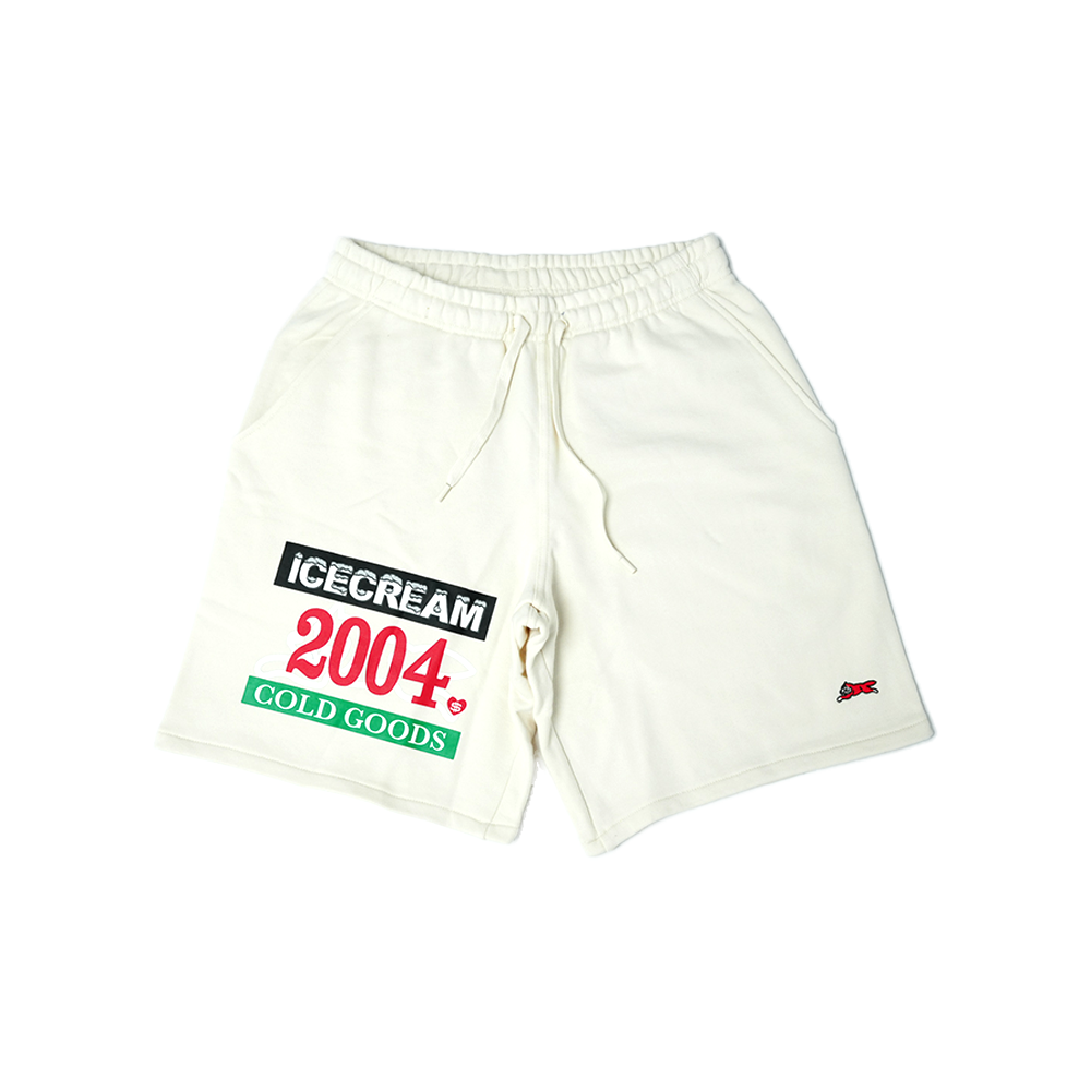 Ice Cream - Cold Goods Terry Short Shorts - White