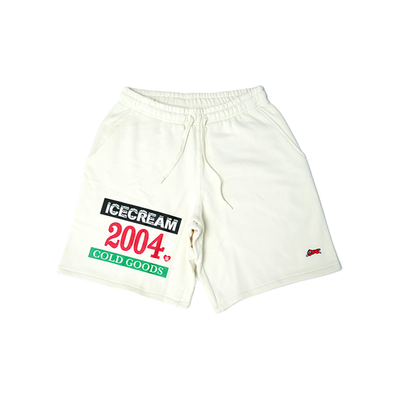 Ice Cream - Cold Goods Terry Short Shorts - White