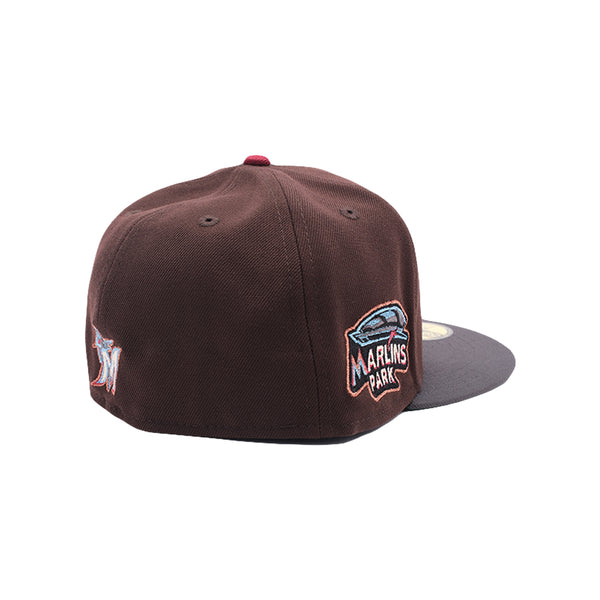 New Era - Miami Marlins Fitted Hat - Brown — alternate view