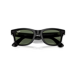 Ray-ban - Wayfarer - Shiny Black W/g15 Green Glasses - Black