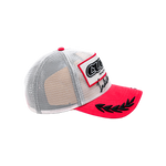 Cult of Individuality - All Over Mesh Trucker Snapback Hat - White