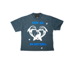 Jungles - Life Is Beautiful Tee - Blue
