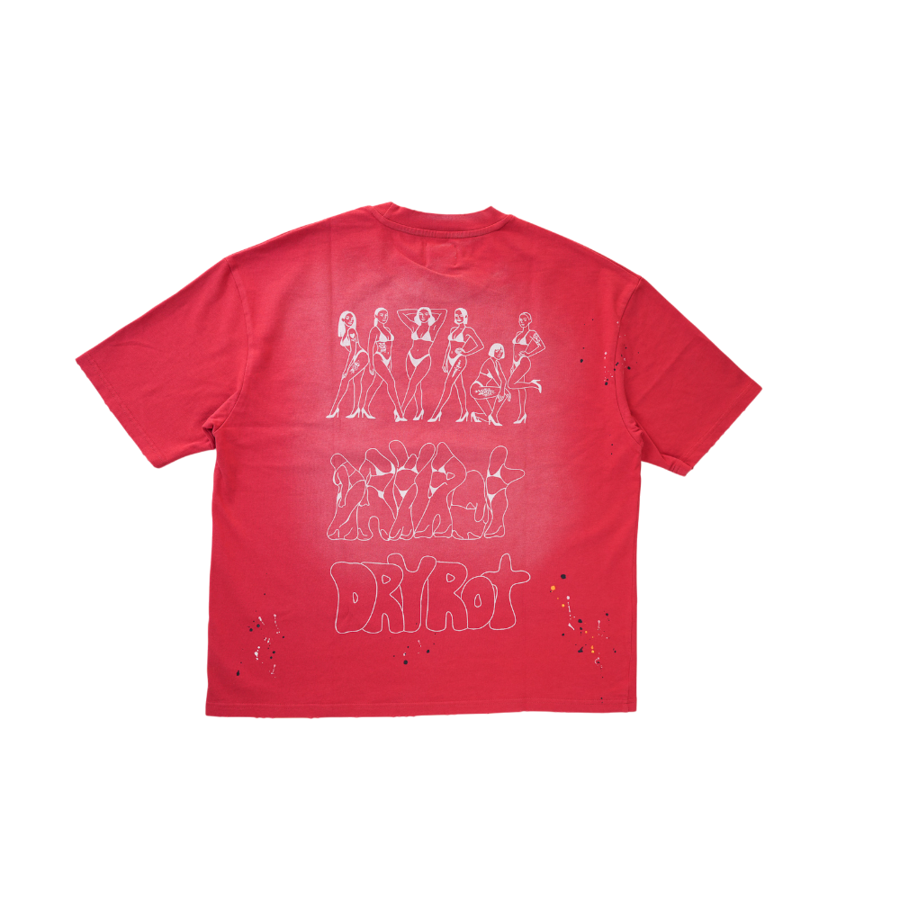 Dry Rot - Dirty Silo Red Tee - Red