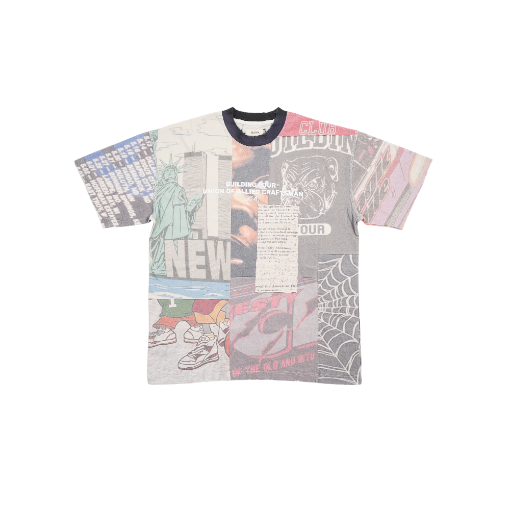 Bldg4. - Layer Ss Knit Tee - White