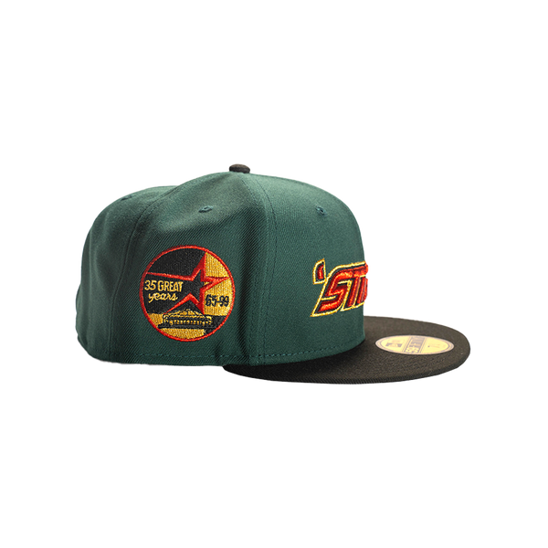 New Era - 5950 Houastco 35 Dkgreenblk Fitted Hat - Green — alternate view