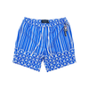 Psycho Bunny - Brad All Over Print Swim Trunk Shorts - Blue