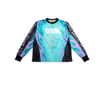 Diet Starts Monday - Mx Flame Jersey Tee - Purple