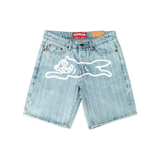 Ice Cream - a LA Mode Jean Short Shorts - Blue
