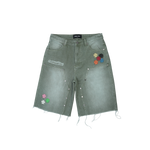 Homme + Femme - Iron Crest Shorts - Green