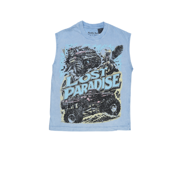 Paradise Lost - Live Forever Muscle Tee - Blue