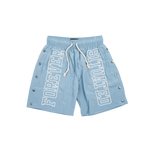 Forever Situated - Nylon Track Shorts - Blue