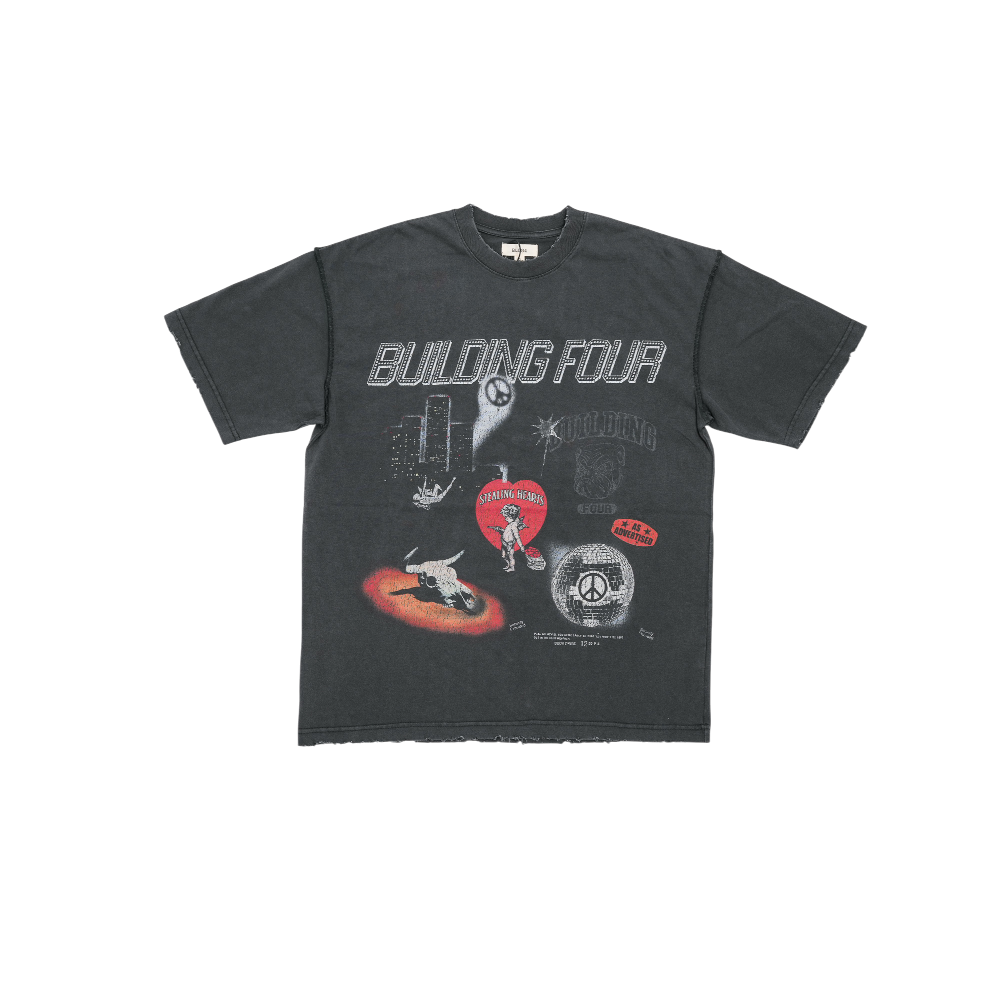 Bldg4. - Precast Ss Knit Tee - Multicolor