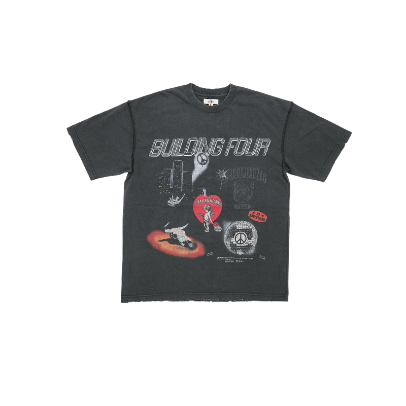 Bldg4. - Precast Ss Knit Tee - Multicolor