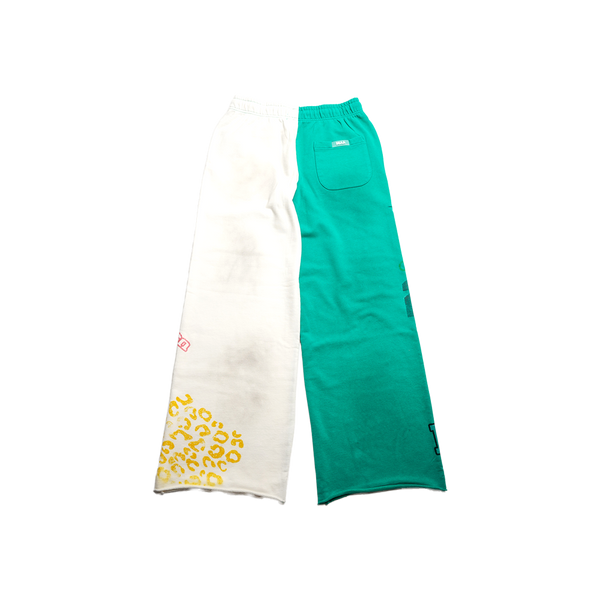 Duaa - Star Split Sweat Pants - White — alternate view