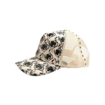 When the Smoke Clear - Studder Heart Trucker Snapback Hat - Ivory