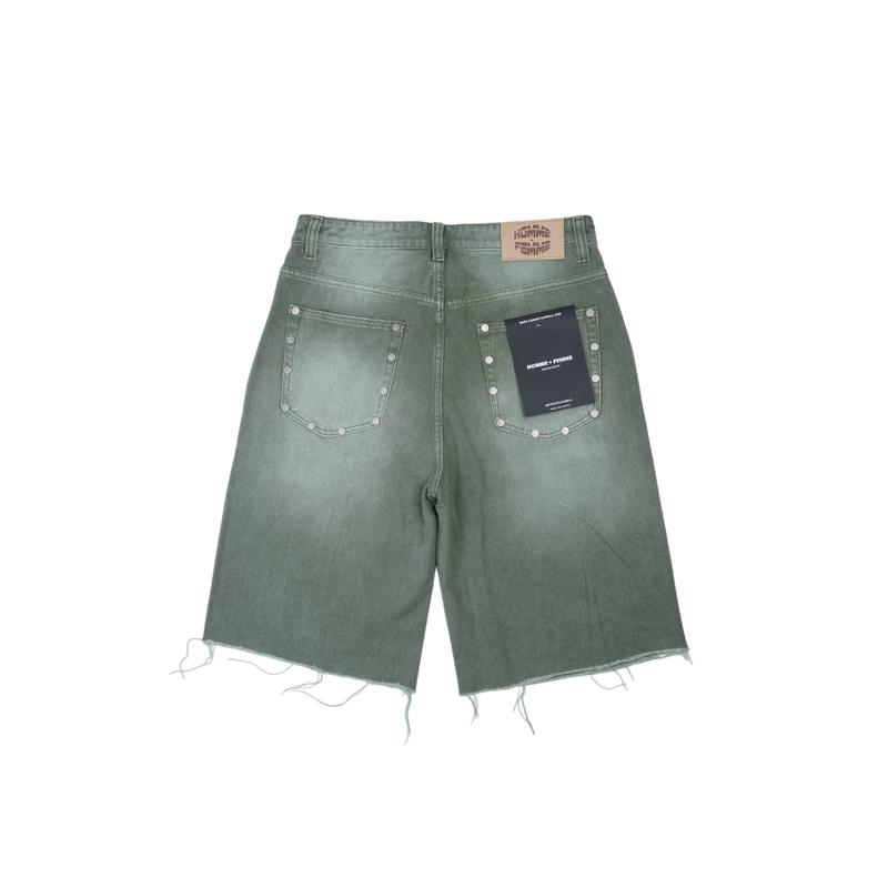 Homme + Femme - Iron Crest Shorts - Green