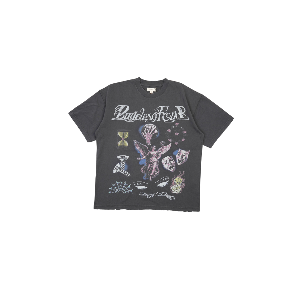 Bldg4 - Dancing House Ss Knit Tee - Charcoal
