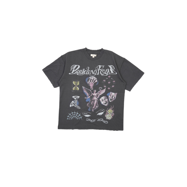 Bldg4 - Dancing House Ss Knit Tee - Charcoal