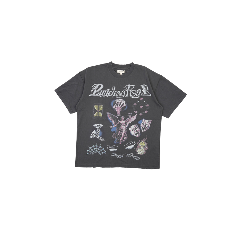 Bldg4 - Dancing House Ss Knit Tee - Charcoal