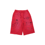 Bldg4 - Mortar Jort Pants - Red