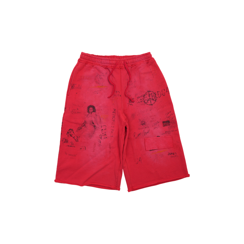 Bldg4 - Mortar Jort Pants - Red