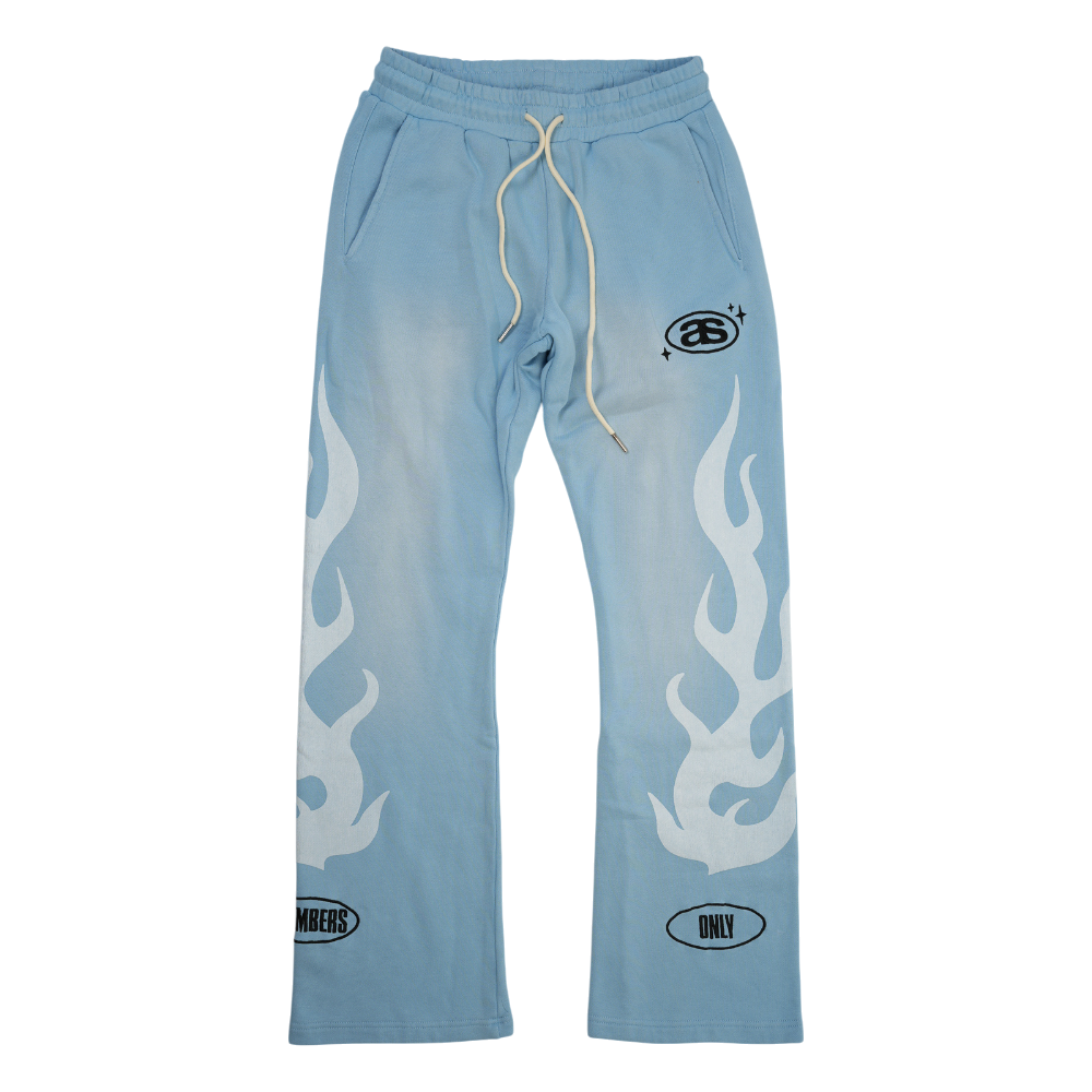 Almost Someday - Members Flare Sweatpants - Blue