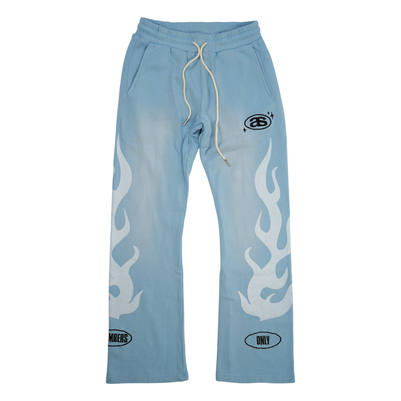 Almost Someday - Members Flare Sweatpants - Blue