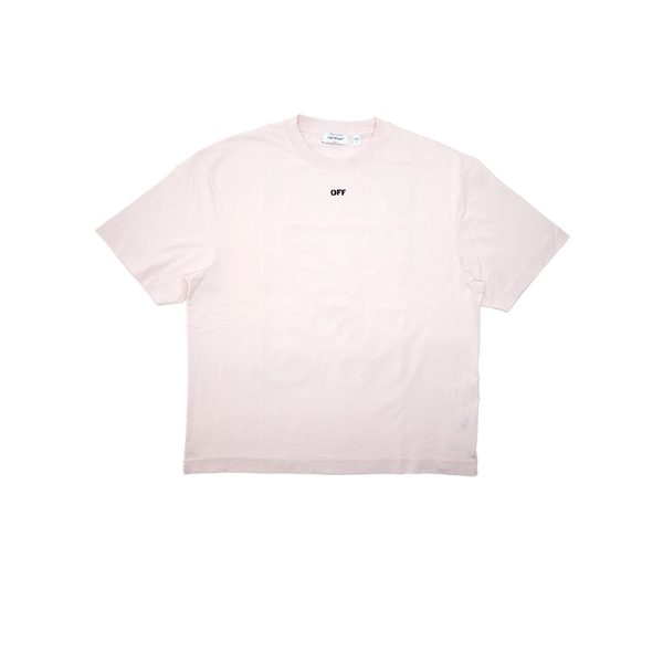 OFF WHITE  - Rubbed Paint Arrows Tee - White — alternate view