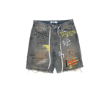 Duaa - Sunset Blue Short Shorts - Blue