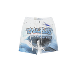 Duaa - Shark White Short Shorts - White