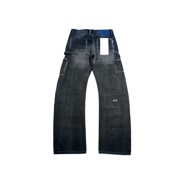 Cult of Individuality - Grunge Carpenter Jeans - Navy — alternate view