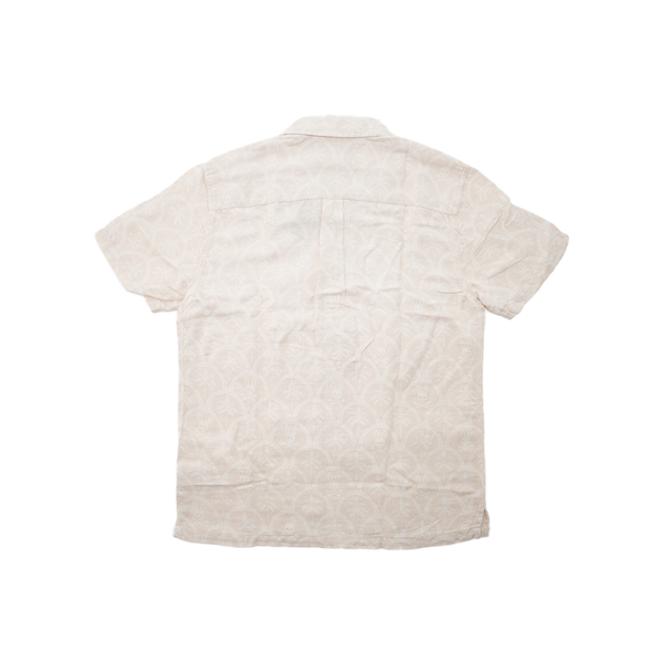 Psycho Bunny - Brad All Over Print Linen Blend Shirt - Multicolor — alternate view