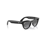 Ray-ban - Skyler - Shiny Black W/polar Grad Graph Glasses - Black