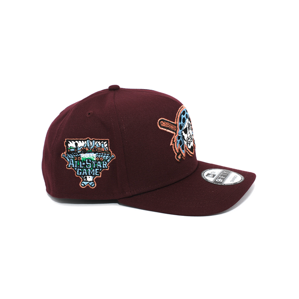 New Era - 950 Af Curved Pittsburgh Pirates Asg06 Snapback Hat - Maroon — alternate view