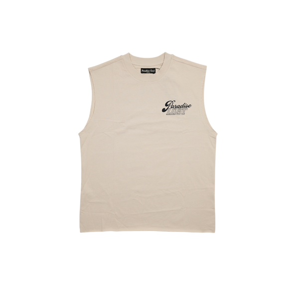 Paradise Lost - Lost Passport Cutoff Cream Tee - Cream