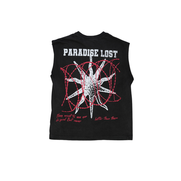 Paradise Lost - Ash Fall Muscle Tee - Black — alternate view